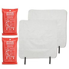 소화 시트 스패터 시트 2매 세트 방염 대책 모닥불 장작 난로 바닥에 깔기만 하면 된다 캠프 1m×1m