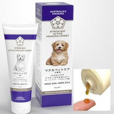 강아지용 마누카 허니 50g 마누카 펫케어 무첨가 구취 관리 양치 치아 관리 젤 치약 MGO550+