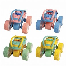 BB&C 兒童迴力車 慣性越野車 玩具, 馬卡龍(隨機顏色), 1個