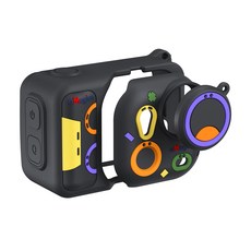 Insta360 GO Ultra 전용 컬러풀 실리콘 풀커버 케이스 세트 인스타360 고 울트라, 클래식블랙, 1개