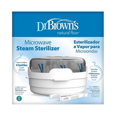 닥터 브라운의 전자레인지 스팀 - 젖병 및 유방 펌프 부품용, 1 Microwave Sterilizer