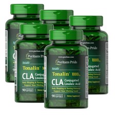 퓨리탄스프라이드 토날린 1000mg 씨엘에이 소프트젤 Puritans Pride CLA 1000 mg Tonalin, 5개, 90정