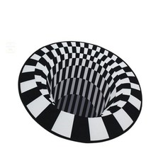 끄니스토어 3D 착시매트 80cm 반려동물낚시 착시러그