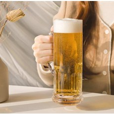 맥주잔 팔뚝 근육 손잡이 홈트 고급컵, 팔뚝 맥주컵 600ml, 1개