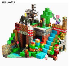 [ 특가! ] 자석블럭 피규어 캐릭터 세트, 자석블럭100개+5개캐릭터, 1세트, 혼합색상