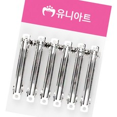 돈스텔 머리핀대 자동 일자핀 6cm 6p