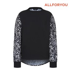 [올포유]여성 프린트 배색 포인트 블라우스 ALBLM7151-199