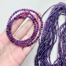 泓潤 天然水晶 烏拉圭 紫水晶 繞三圈 手珠 手串手鏈 招智慧