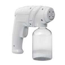 自動無線噴霧消毒槍 酒精噴霧機 防疫 免插電 酒精機 電動噴霧器 消毒器 霧化消毒槍 消毒水製造器, 噴霧消毒槍(白色) (超取每筆限4入)