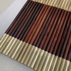 拾光優選好物 多徑可選 紫檀木太極杖 紅木健身棍 瑜伽體型棍 金箍棒造型, 1.5米2.8直徑, 1個