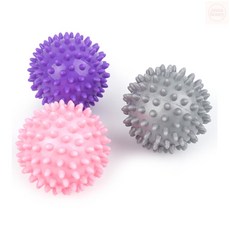 애나허니 원형 돌기 마사지볼 지압용 스트레칭 1P 혈액순환, 그레이