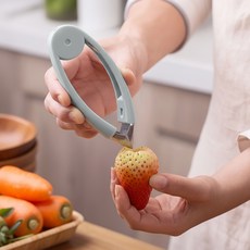 제인리빙 과일 꼭지 제거기 딸기꼭지제거