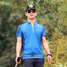 戶外春夏薄款速乾情侶款運動登山防晒超彈性透氣T恤 排汗吸濕