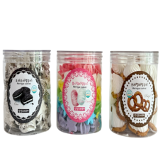 하루쿠키 수제 머랭쿠키 3종( 오레오 프레첼 솜사탕) 1세트 어린이선물, 40g, 3개