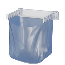 QIDINA 折疊垃圾支架廚房垃圾袋掛架免打孔壁掛式垃圾架, 1個