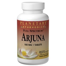 Planetary Ayurvedics 全譜 Arjuna 550 毫克片劑, 1個, 60 件