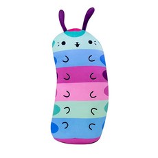 Cats vs Pickles - Hugger - 애벌레 - 43.2cm(17인치) 매우 부드럽고 포옹할 수 있는 플러시! 완벽한 포옹 친구! 재미있는 침실 장식 침대 베개 또