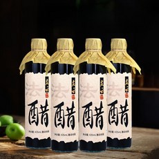 중국 전통 흑초 찹쌀 수제 자연 발효식초, 1세트, 4개, 435L