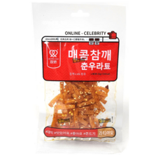 매콤참깨 춘우라툐 스틱 25g 20팩 라티아오 쫀드기 곤약 중국 간식