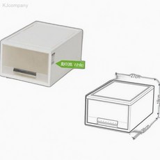 화인 UV 스텝 플라스틱 서랍박스 양말수납