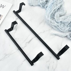 화장실 싱크대 무타공 타올 행거 걸이 소형 블랙tae7+9tLx