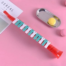 피아노 스타일 멜로디카 악기 오르간 1 파랑색 입 키 학습용 관악기 꿀벌 붉은색