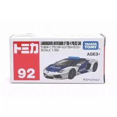 Takara Tomy Tomica 藍寶堅尼Aventador LP 700-4 警察車 模型車 1/68 收藏玩具, 1個