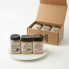 [차오름]구운새우가루120g 구운멸치가루160g 표고가루50g 세트 haccp 무첨가 무농약