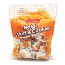 오성 벨기 와플 쿠키 입/간식/선물/참쌀/설병/포장/개별/과자/소포장/유치원/어린이집, 483g, 1개