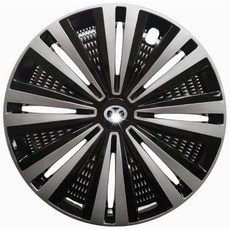 14인치 휠 RS600 루피노 포터2/봉고3 전용 알루미늄 커버 세트, 꺼운모델14인치366실버+블랙