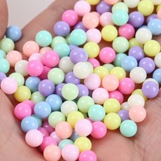마카롱 비즈 100G 6MM 컬러 크림 액세서리 DIY 수제 장식 재료 비즈공예, 100g 팩, 8MM 마카롱 샤이니 비즈
