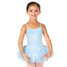 Bloch 여아용 데스데모나 튀튀 컴포트 레오타드 드레스.