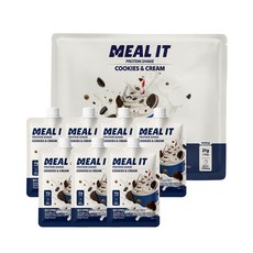 밀잇 식단관리 포켓형 단백질 쉐이크 쿠키앤크림맛, 1세트, 280g 1세트, 280g