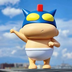 超大蠟筆小新公仔玩偶 超大1:1公仔 野原新之助, 1個, 超人小新「高約43cm」數量拍2