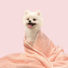 히밍 펫 타월, 핑크, 1개