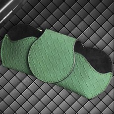 나이스나 차량용 썬바이저 클립형 선글라스 케이스 안경 보관함, 그린, 1개