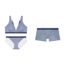 [백화점 정품] 게스언더웨어 체인 G로고 포인트 커플속옷세트(브라렛+햄팬티+드로즈) ODWBRBPDR795NY