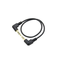 AUX스테레오3극케이블 양쪽숫놈 차량용스피커연결선 30cm, 1개