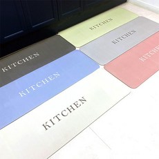 아트박스/포유매트 포유 KITCHEN 레터링 소프트 욕실 규조토 발매트, KITCHEN 레터링 규조토발매트, 다크그레이