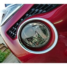 Nissan Juke 2015-2019 鍍鉻銀 車燈框飾貼 大燈框, 1個