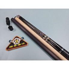 國華撞球 RH451系列撞球桿，專業級配重，防滑握把，提升撞球技巧, 1個, 455,碳纖維前節