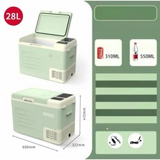 ROI라이프 리컬렉터냉장고 차량냉장고 차량용냉장고, 클래식 28L 그린, 1L