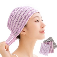 살림체리 세안 헤어밴드 세안밴드 머리띠 3종, 그레이+핑크+퍼플