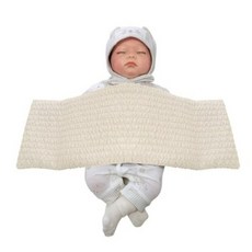 이몽 유아용 뱀부리플 가슴안정 좁쌀 태열 베개 6구획, 베이지