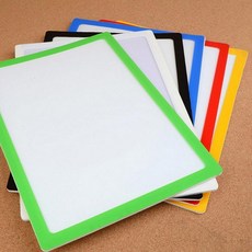 셀엔드 무타공 탈부착 메모패드 A4 메모판 메모칠판, 은색