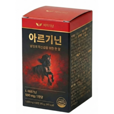 [비아기닌 정품] 남성 활력제 남성 기능 개선 전립선 강화 1위 국내제조, 1개, 60정