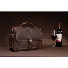 PQ0166復古瘋馬皮斜挎手提單肩商務公文包/男包/復古/彈力/耐拉/個性