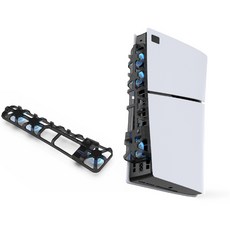 PS5 PRO Slim 高速散熱風扇 後置 藍光 散熱 冷卻風扇 降溫 主機, 1個, PS5 PRO 後置藍光散熱風扇, PS5 PRO 後置藍光散熱風扇