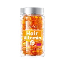 SADOER 蜂蜜維生素精華 免洗護髮膠囊 護髮精油 保濕修護 滋養護髮 改善頭髮分岔毛燥, 1個, 40ml