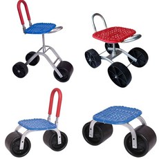 고추따는기계 고추따기의자 시골 이동 수확기 바퀴 의자, J. 접이식 2륜 빨간색